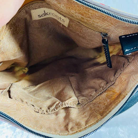 Sakroots Artist Circle Nature Birds Peace Shoulder Bag Purse - Picture 8 of 8